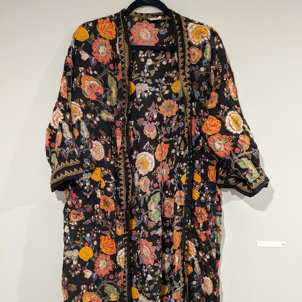 Plus Size Floor Length Kimono/Duster Size 18 to 22